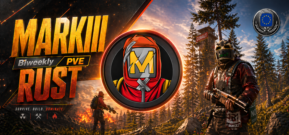 EU Markiii-Rust PVE | 900+ Raids | Custom Weapons | Markiii-Pro