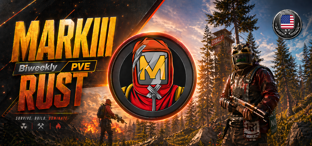 US Markiii-Rust PVE | 900+ Raids | Custom Weapons | Markiii-Pro